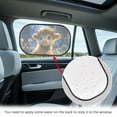 thumbnail image 4 of KUIFORTI Highland Cow Car Window Shades for Baby 20.47"x12.59" (2 Pack) - Blocks 99.98% UVR, Sun Protection and Sun Shade Blocker, Glare Shield Protection, Cling Side Car Window Screens, 4 of 8