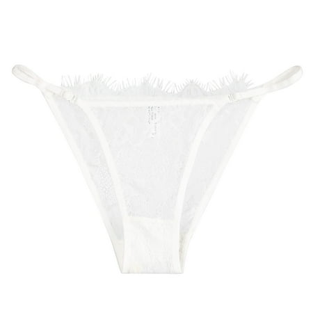 Womens plus Size Underwear Women Panties plus Size Boxes Womens Lace Panties Adjustable Thin Strap Transparent Sexy Seamless Panties