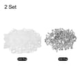 thumbnail image 3 of Unique Bargains R-Type Cable Clip Wire Clamp, 13.2mm 0.52 Inch Nylon Clips White 200Pcs, 3 of 5