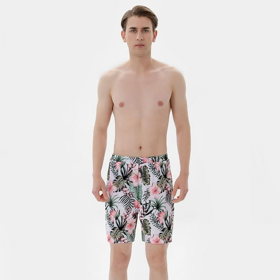 EQWLJWE Mens Funny Swim Trunks Quick Dry Beachwear Sports Running Swim Board Shorts Mesh Lining