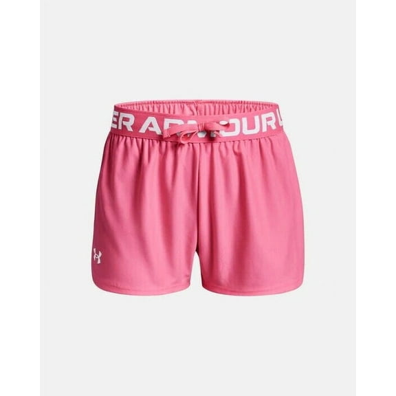 UNDER ARMOUR GIRL'S PLAY UP SHORTS NEON PINK