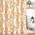 thumbnail image 3 of Alishomtll Fall Autumn Floral Curtains for Living Room Thanksgiving Farmhouse Country Sunflower Linen Curtains Light Filtering Window Drapes,52"x 63", 2 Panels, 3 of 7
