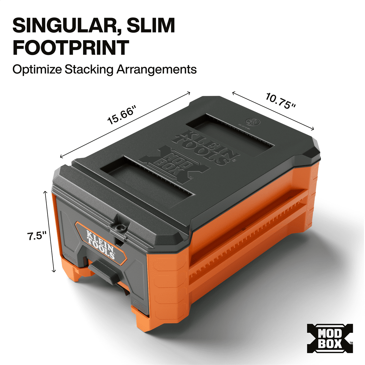 Klein Tools MODbox Compact Single Drawer, Half Width