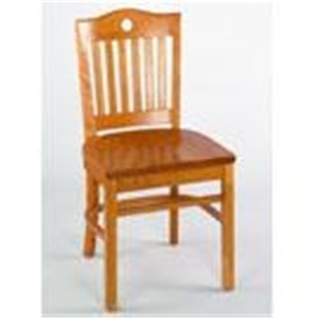 Alston Quality 3642UP-N-Forest Chaise Bâche avec Assise Rembourrée Cadre Naturel