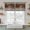 Brown, variant on Spring Botanical Tier Curtains 24 Inch Length, Farmhouse Black Plaid Brown Wooden Grain Cafe Short Curtains for Bathroom Over Sink, Small Kitchen Curtain Light Filtering Drapes 2 Panels 27.5"Wx24"L