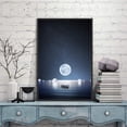 thumbnail image 3 of IDEA4WALL Framed Canvas Wall Art for Living Room, Bedroom Moon with Bright Canvas Prints for Modern Home Decoration Ready to Hang, 3 of 4