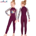 thumbnail image 3 of Muebles multicolores traje de buceo Mangas largas y pantalones Mono de traje de baño para snorkeling surf aplicable a todas las temporadas púrpuras sidaley OD003660-06, 3 of 7
