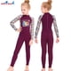 thumbnail image 3 of Muebles multicolores Traje de buceo Mangas largas y pantalones Mono de traje de baño para Snorkel Surfing Aplicable a todas las temporadas PURPLE XXL Speravity OD003660-10, 3 of 7