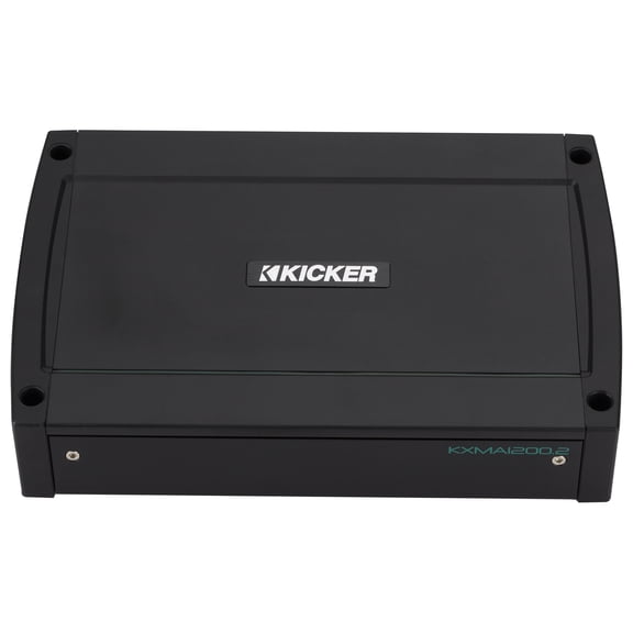 Pre-Owned Kicker 48KXMA12002 1200 Watts RMS KXM Series Class-D 2-Channel 2-Ohm Stable Marine Amplifier