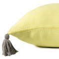 thumbnail image 4 of Ox Bay Amai 20" x 20" Lemonade Yellow Ultra-Soft Turkish Cotton Adult Decorative Throw Pillow, 4 of 9