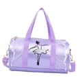 thumbnail image 4 of Bolsa de baile de ballet Bolsa de vestido de tutú con etiqueta de nombre Bolsa de viaje de gimnasio duradera a prueba de rasguños dulce para niños ,, 4 of 8