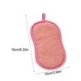 thumbnail image 4 of Advancent Estropajo de cocina, estropajo de limpieza para lavavajillas de doble cara, esponja de fregado para el hogar, estropajo absorbente Suministros de limpieza para el hogar Rosado, 4 of 6