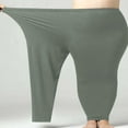 thumbnail image 4 of Plus Size Women's Yoga Pants - High Waist Hip Lifting Workout Leggings (XL-5XL, 18 Colors) | Yubnlvae (Bronze | XL), 4 of 6