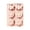 Pink, variant on 6-Cavity Bee & Honeycomb Silicone Cake Mold, Pink 3D Baking Mold for Cakes, Chocolates, Candles & Desserts, Ideal for Birthday & Baby Shower Parties