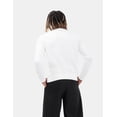 thumbnail image 3 of Sudadera de algodon Blanca con diseño negro, 3 of 4