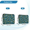 thumbnail image 7 of Iauyy（M)13.4 inch Laptop Sleeve,Shockproof Durable Computer Carrying laptop Bag，Slim Cover for 13.4-14 inch HP Dell Lenovo Asus Notebook,Light Green Dark Blue, 7 of 7