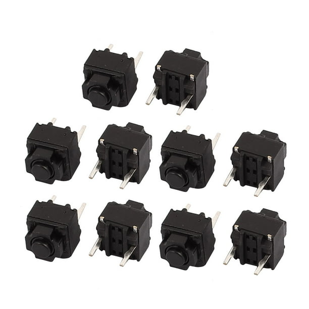 10Pcs 6.2mmx6.2mm Panel PCB Momentary Tactile Tact Push Button Switch 2