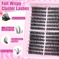 thumbnail image 4 of Kit de extensión de pestañas Ruairie Lash Clusters, 280 unidades, 8-16 mm, 4 of 8