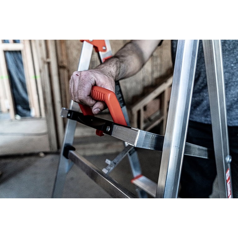 Little Giant Flip-N-Lite 4' Aluminum 2-Step Ladder, 300 lb photo 3
