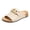 Beige, variant on Rokment Women's Cork Footbed Wedge Mules Sandals Summer 2026 Trendy Casual Leather Buckles Open Toe Orthotic Platform Walking Slides Backless Slip on Shoes