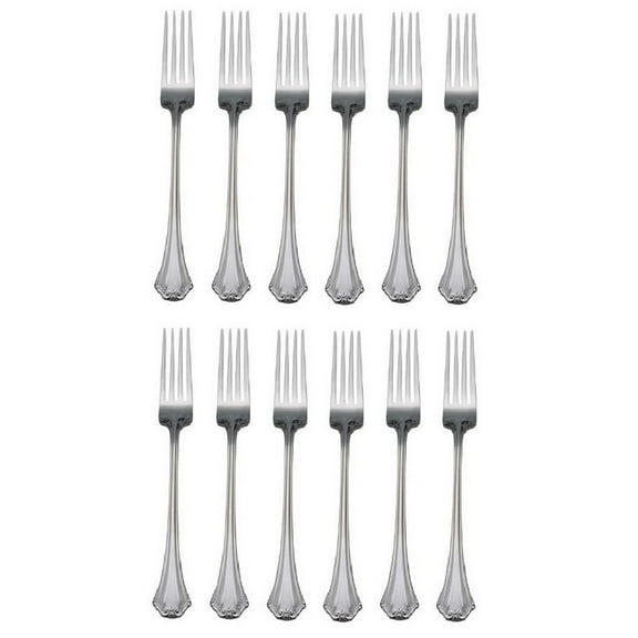 Reed & Barton Country French 18/10 Stainless Steel Dinner Fork (Set of Twelve)