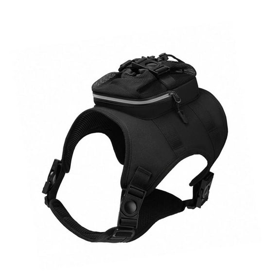 AOOOWER Dog Backpack Vest Harness Decorative Training Bag for Running & Swimming for Small and Large Dogs