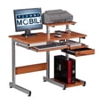 thumbnail image 4 of Scranton & Co Wood Computer Desk in Wood Grain, 4 of 4