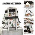 thumbnail image 3 of FORMRS Mini Backpack Purse for Women Travel Daypack Casual Shoulder Bag, Brown Christmas House, 3 of 7