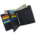 thumbnail image 4 of Mens Lambskin Leather Vertical Bifold Wallet 1185, 4 of 15