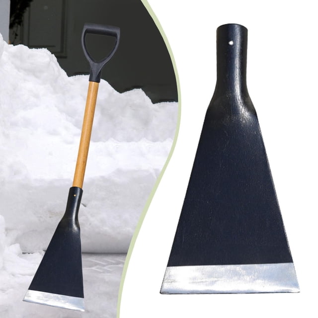 Cabezal raspador de hielo, cabezal picador de hielo, resistente al desgaste, multiusos, para limpieza de jardines, escalones, granjas, fábricas,