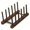 B6, variant on Bamboo Dish Plate Bowl Cup Book Pot Lid Cutting Board Drying Rack Stand Drainer Storage Holder Organizer Kitchen Cabinet(Keep Dry)