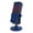 Dark blue, variant on 7829 Studio Condenser Microphone Led Effects Metal Build Compatible for Streaming Podcast Setups Volumes Control Knob