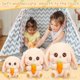 thumbnail image 3 of Bunny Stuffed Animal Soft Toy Plushie Sitting Lop Eared Easter White Rabbit with Carrot Soft Lovely Standing Plush Toys (11.8"), 3 of 4