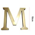 thumbnail image 4 of Letter Sign Art Sticker Decal 10 Cm Gold Acrylic Mirror Surface 26 Letras Inglesas Pegatinas Pared Del (M), 4 of 9