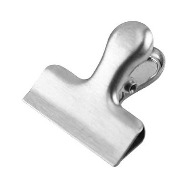 10 Pack Metal Chip Clips - Wide Stainless Steel Food Bag Clips Heavy Duty
