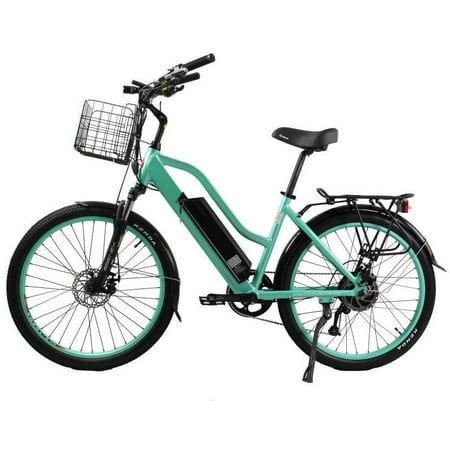 X-Treme Scooters – Catalina Beach Crusier 48V 500W Lithium Ion Long Range Electric Bike, White