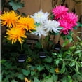 thumbnail image 5 of Solar Lights Outdoor Garden Decor, Upgraded Outdoor Solar Garden Lights with 16 Glowing Daisy Flowers & Stems, Waterproof Auto ON/Off Solar Flowers Lights for Outside Garden Yard Patio, 5 of 8