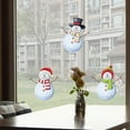 thumbnail image 4 of putnchl Christmas Window Clings Window Stickers Decor Xmas Snowman Snowflake Window Decor, 4 of 5