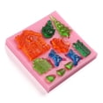 thumbnail image 4 of YHAIOGS Pound Cake Wax Melts Silicone Christmas Tree Santa Sled Stick Chocolate, 4 of 5