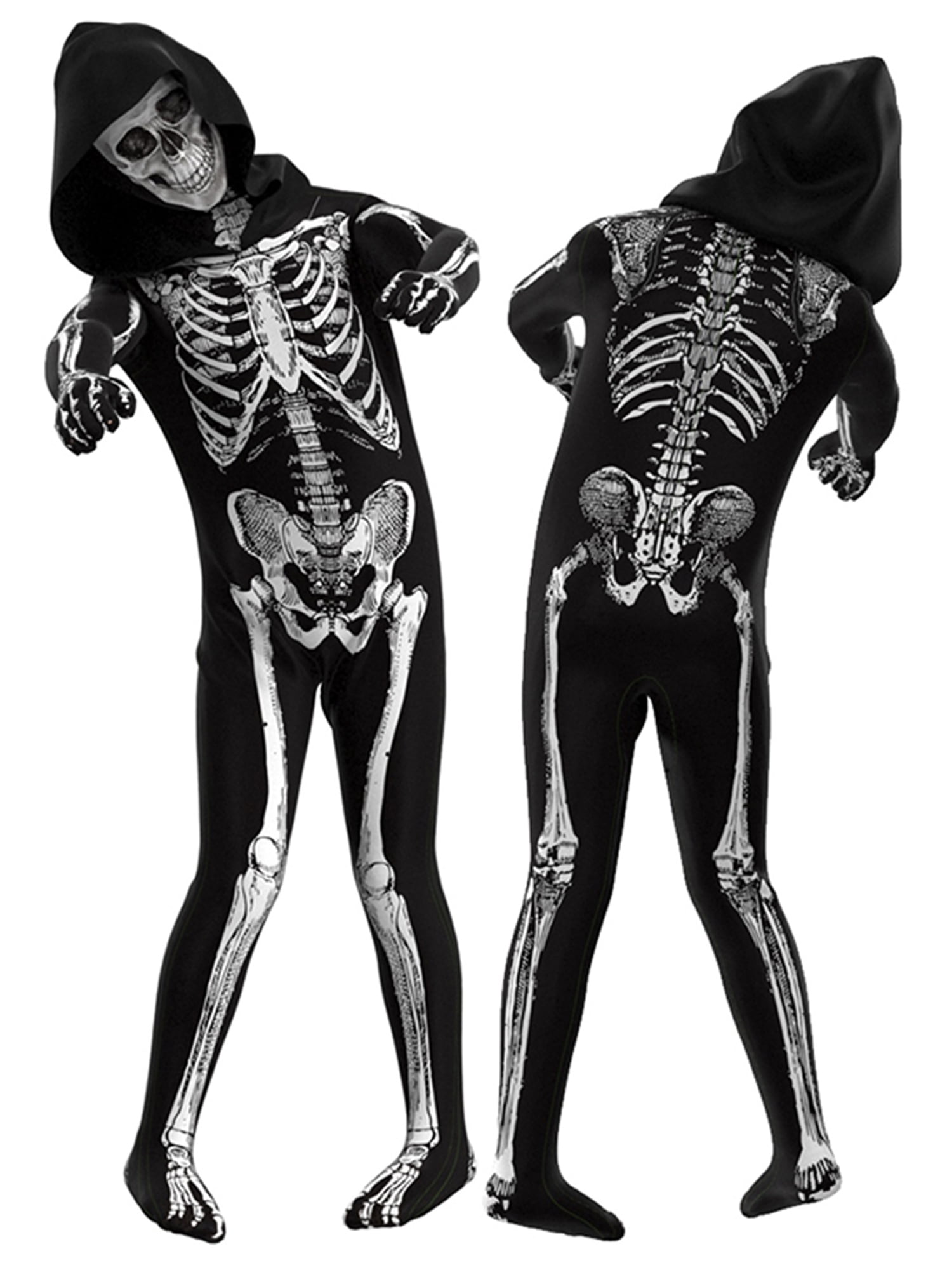 Skeleton Costume Halloween Skull Costumes for Kids Adult Matching