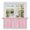 Pink, variant on Solid Pink Tier Curtains, Romantic Minimalism Abstract Denim Texture Light Filtering Kitchen Curtains, 2Pcs Rod Pocket Half Window Treatments Panels for Sink Cafe Cabinet Camper 27.5x24 Inches
