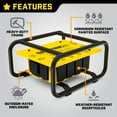 thumbnail image 2 of Champion Power Equipment Yellow 19.10" x 15.90" x 10.00", Steel Portable Electrical Distribution Box, 2 of 14