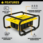 Champion Power Equipment Yellow 19.10 x 15.90 x 10.00, Steel Portable Electrical Distribution Box