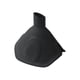 thumbnail image 3 of Guantes de cocina perfecl silicona para horno con protector de dedos negro, 3 of 8