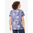 thumbnail image 2 of Woman Within Plus Size 7-Day Notch-Neck Tunic, 2 of 6