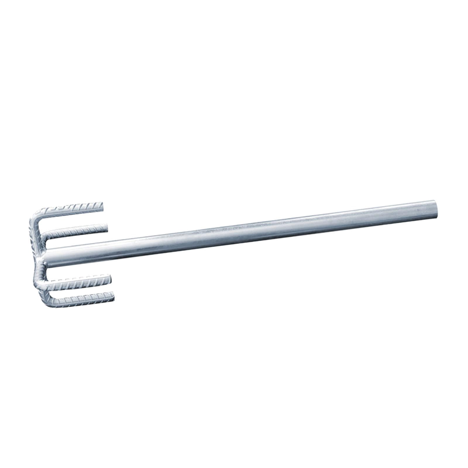 figatia Paint Mixing Rod Paint and Threaded Handle Rustproof Hand Drill Cement Mixing Rod for Household Mortar Cement Putty Type A