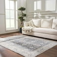 thumbnail image 3 of BoutiqueRugs Kayin Farmhouse Area Rug - Machine Washable - Silver - 8'10" x 12', 3 of 15