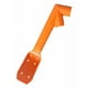 thumbnail image 4 of Herramienta de limpieza de canalones Herramienta de jardín Versátil Fácil de usar Accesorios resistentes Naranja, 4 of 9