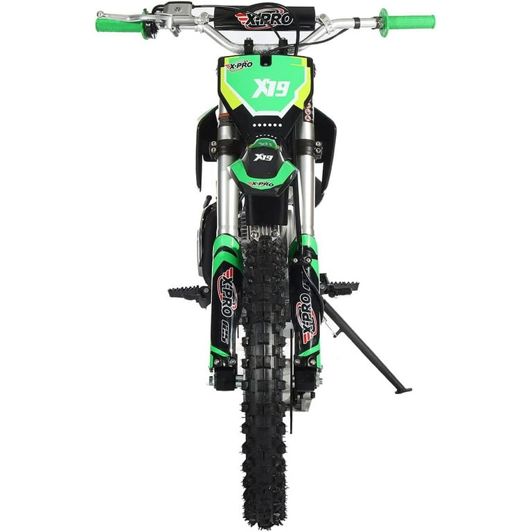 X-Pro X19 Gasoline 125cc Dirt Bike for Adult and Big Boys - Green