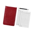 thumbnail image 2 of koolsoo Porte-Cartes de Score de Golf Compact Porte-Cartes de Score de Golf Portable Porte-Livre Rouge, 2 of 9